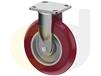 ZINC PLATED CASTERS - POLY ON ALUMINUM WHEELS