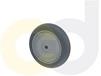 ZINC PLATED CASTERS - THERMO-RUBBER WHEELS