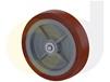 ZINC PLATED CASTERS - THERMO-URETHANE WHEELS