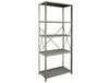 BEADED POST INDUSTRIAL CLIP SHELVING