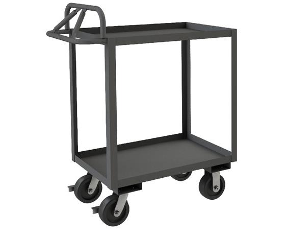 ROLLING STOCK CART WITH ERGONOMIC HANDLE