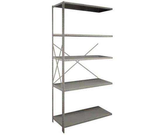 BEADED POST INDUSTRIAL CLIP SHELVING