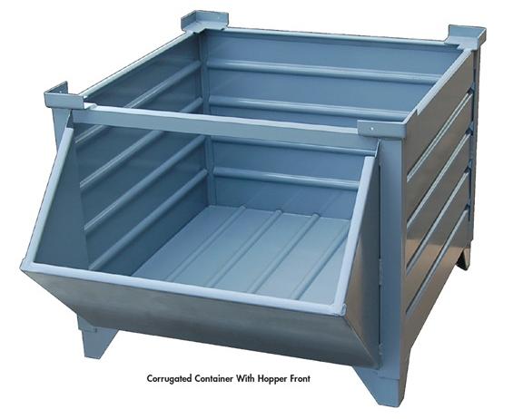 CORRUGATED BULK STEEL CONTAINERS