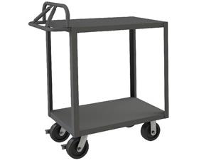 ROLLING STOCK CART WITH ERGONOMIC HANDLE