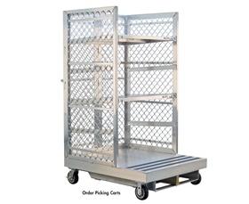 ORDER PICKING CARTS &amp; PLATFORMS - ADDITIONAL SHELVES
