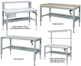 HYDRAULIC ERGONOMIC BENCHES