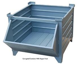 CORRUGATED BULK STEEL CONTAINERS