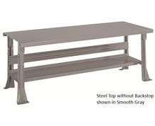 ADJUSTABLE HEIGHT OPEN LEG WORKCENTER - 2300 SERIES WITH SHELF