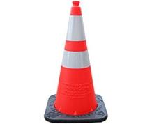 28" TRAFFIC CONE WEIGHTED